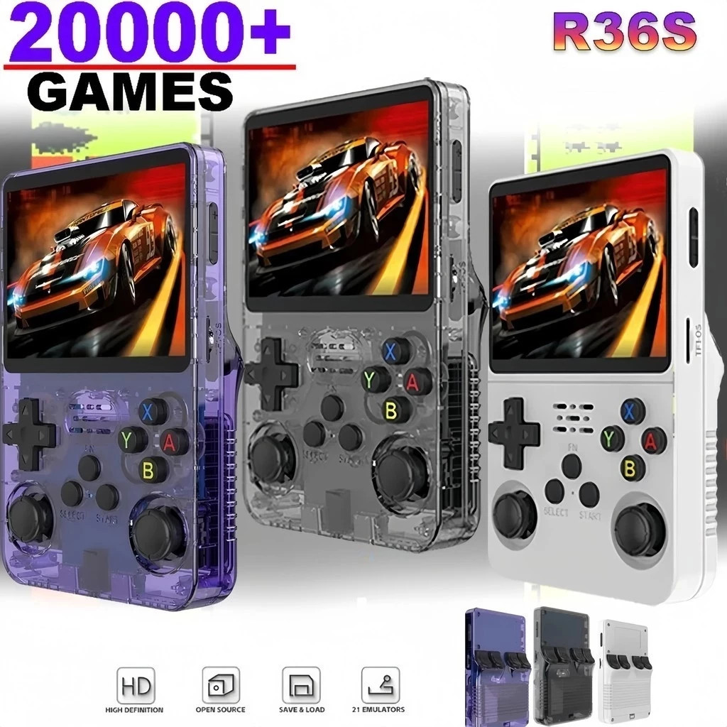 Retro Gaming Game Stick - Mini R36S Ретро портативная игровая консоль