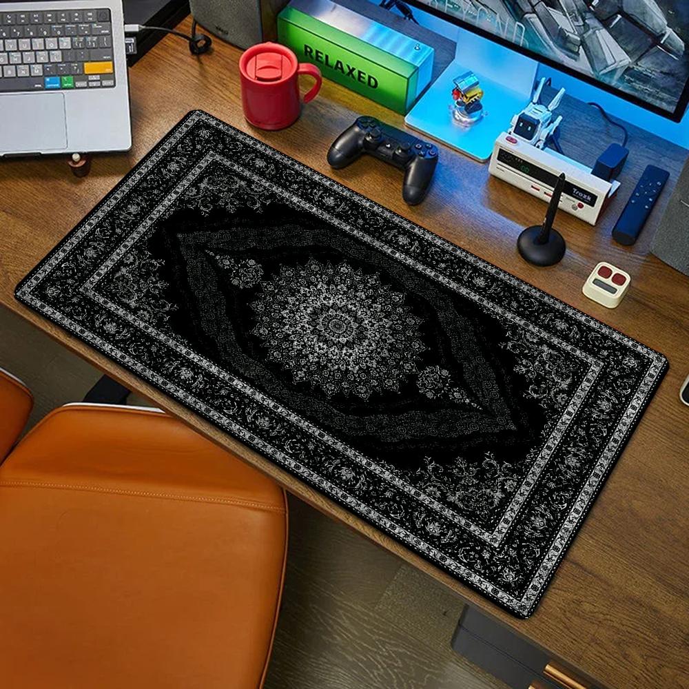 Retro Gaming Rug - Новый черный коврик для мыши в