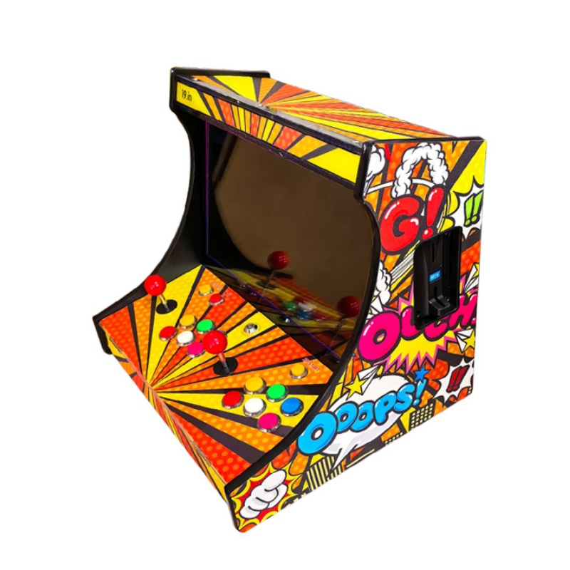 Retro Gaming Cabinet - 19-дюймовый ЖК-бартоп, игровой автомат для 2