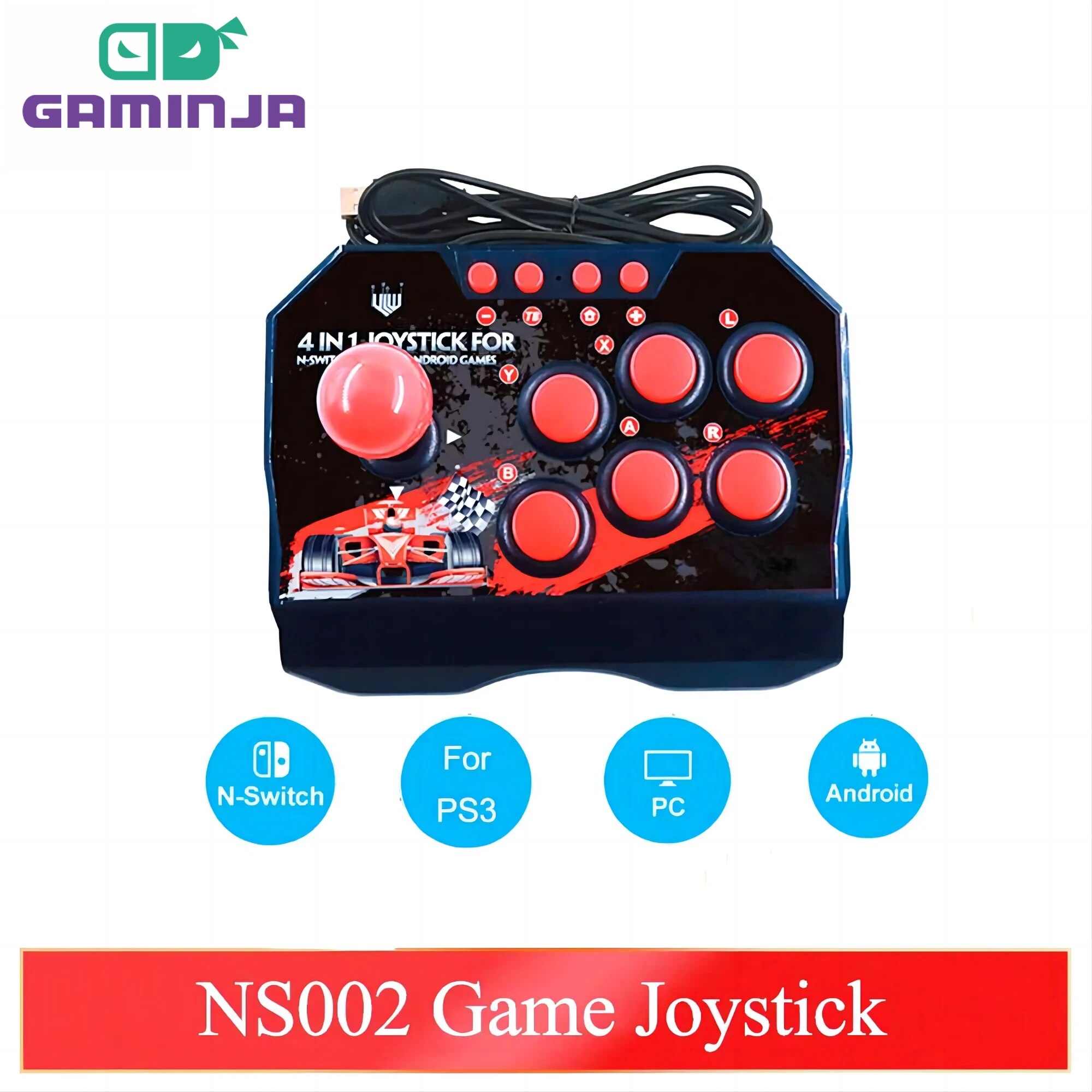 Raspberry Pi Retropie - GAMINJA NS002 4 в 1 Ретро