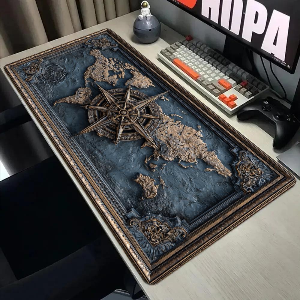 Retro Gaming Rug - Коврик для мыши с ретро-дизайном компаса