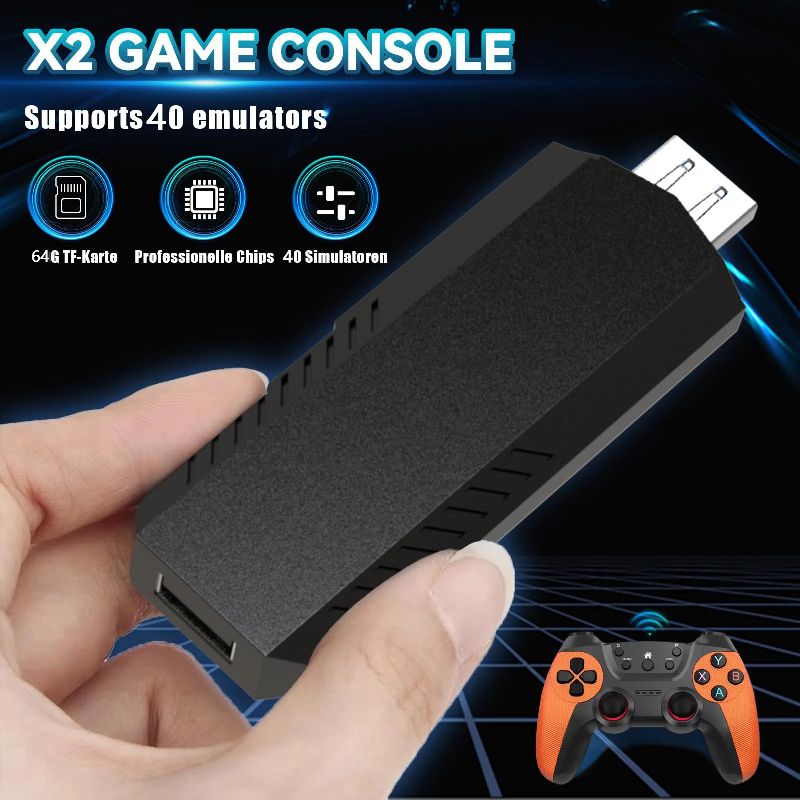 Игровая приставка X2Pro TV Gam – обзор и цена Retro Gaming Game Stick