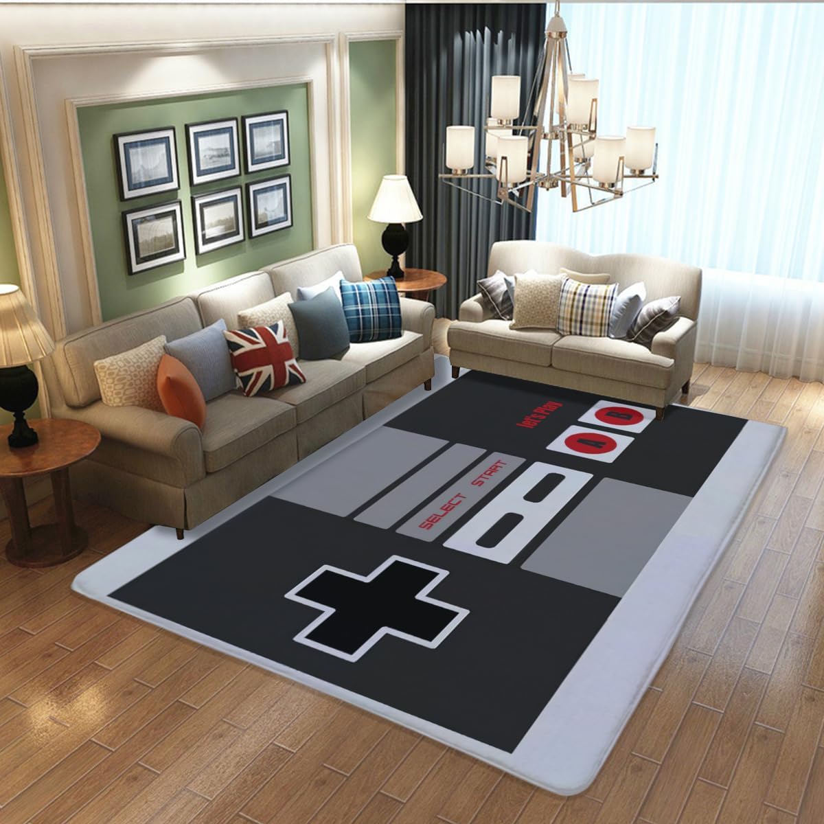 Винтажный коврик в стиле контр – обзор и цена Retro Gaming Rug