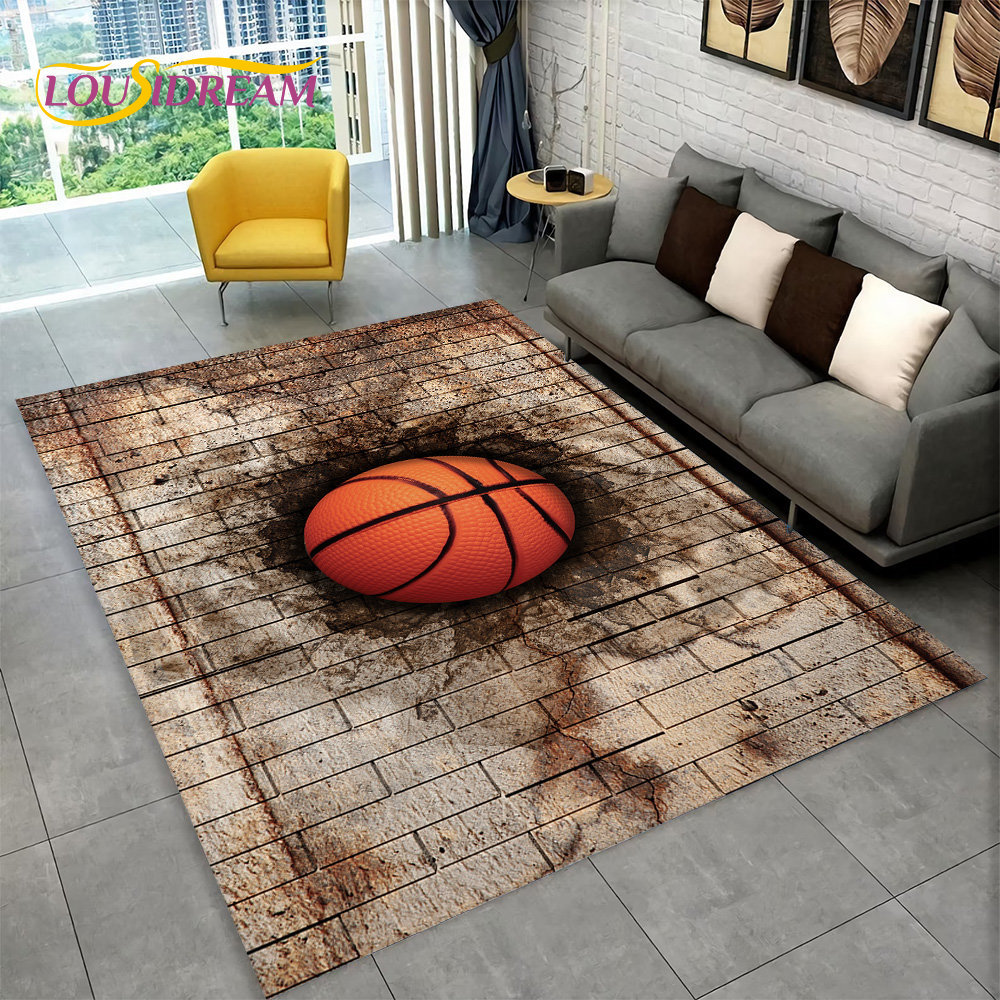 3D коврик для баскетбола с мул – обзор и цена Retro Gaming Rug