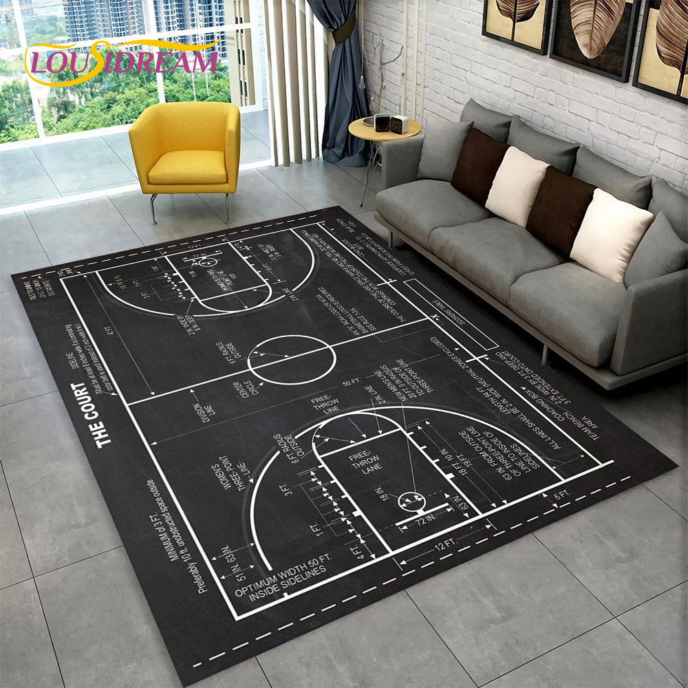 3D коврик для баскетбола с мул – обзор и цена Retro Gaming Rug