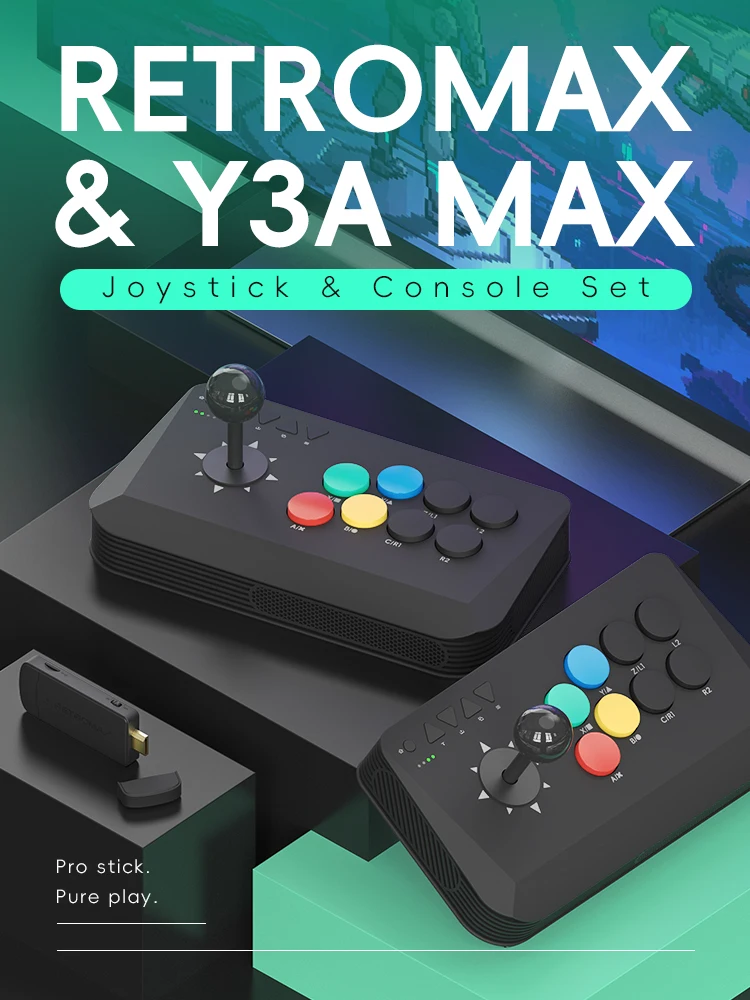 Беспроводной Y3A Max Arcade St – обзор и цена Retro Gaming Game Stick